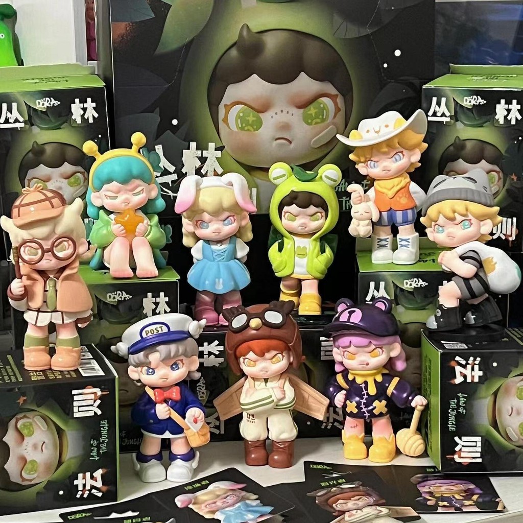 ♥Dora Jungle Law Series Blind Box tntspace สามรุ่น Dora สี่รุ่นหลบหนีจากแผน