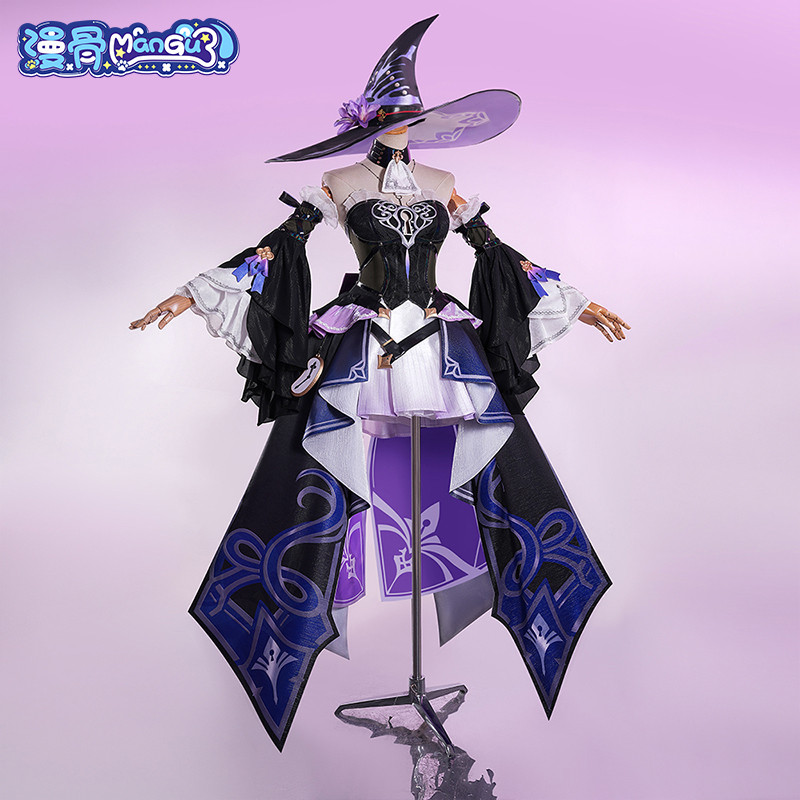 Mangu Honkai: คอสตูมคอสเพลย์ Star Rail Herta วิกผมคอสเพลย์ Herta