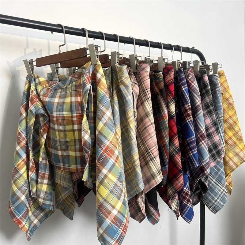 แนะนำ ผ้าม่าน 1.7,000 คนคอลเลกชันปีนี้ Dopamine Checkered ก้นผ้าม่านหญิงการปิดกั้นกระโปรง Lace-Up เนื้อทิเบตเครื่องมือที่มีประโยชน์ชายจับคู่ Bottoming การปิดกั้นผ้าม่าน 4 ราคาพิเศษ มีเก็บเงินปลายทาง