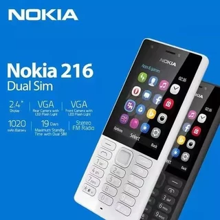 Nokia 216ปุ่มกดไทย-เมนูไทยใส่รองรับทุกเครือข่าย 4GDATT/TURE/AIS เหมาะสำหรับซิมการ์ดคู่