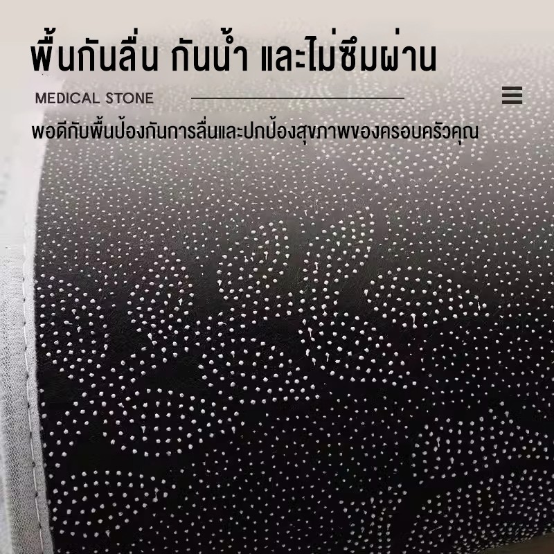 （ซื้อ 1 แถม 1 ）พรมปูพื้น 40x60cm ดูดซับน้ําได้ดี กันลื่น ผ้ากํามะหยี่ปะการัง สําหรับห้องน้ํา - รูปที่ 4