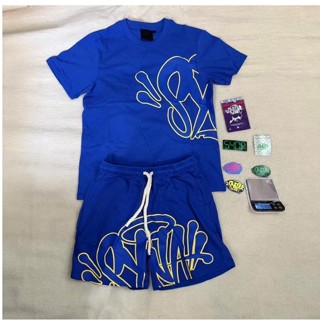 Syna World Street Hip Hop เจาะสไตล์โฟมพิมพ์เสื้อยืดแขนสั้นหล…