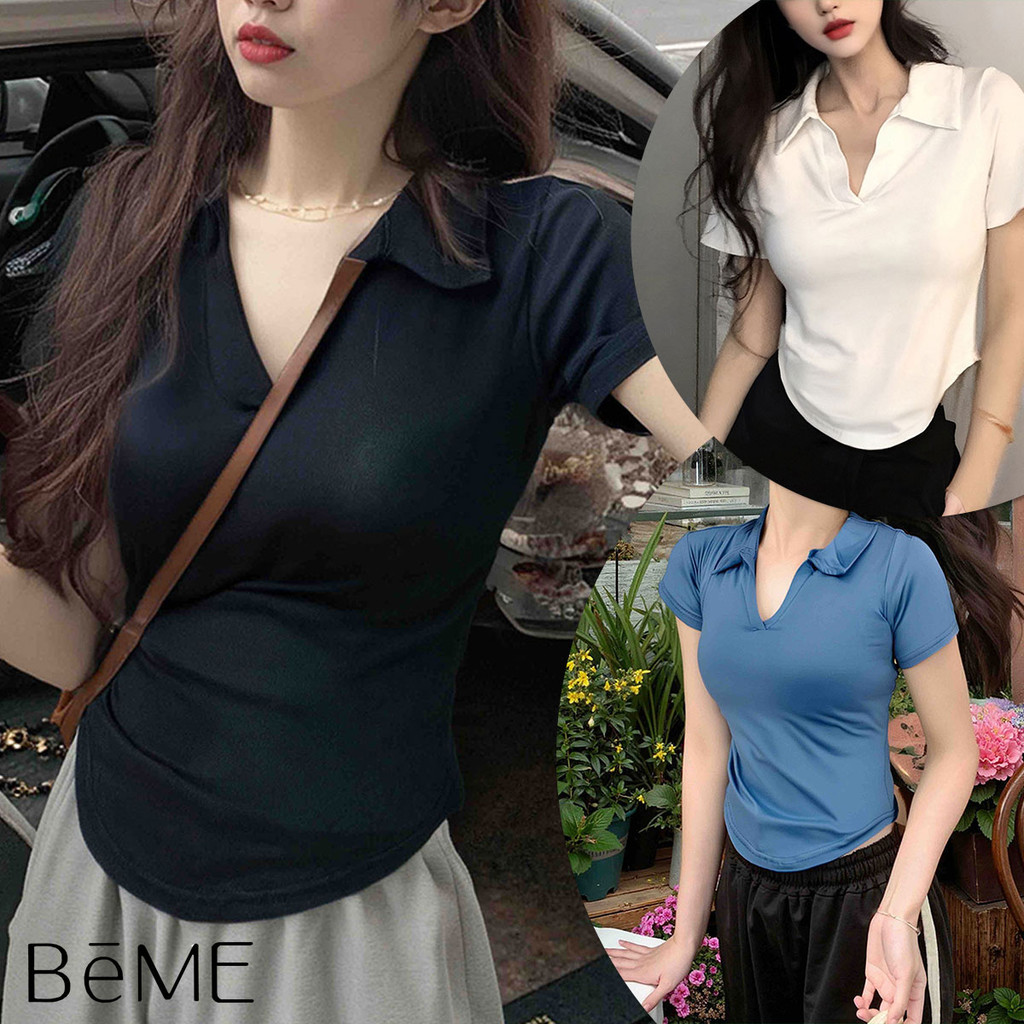 เสื้อยืดผู้หญิงวินเทจ สายเกาหลีมาแรง
