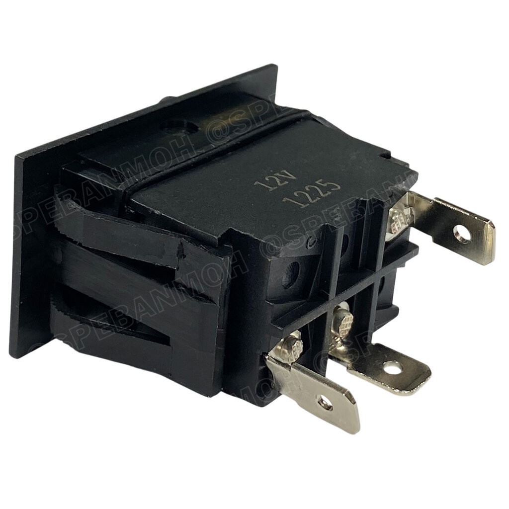 [ 1 ชิ้น ] R13-220BA สวิทช์กระดก ON-OFF 3 ขา สีแดง LED มีไฟ แสดงสถานะ DC Rocker Switch ควบคุมอุปกรณ์ไฟฟ้า แผงควบคุม ต...