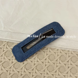 เวอร์ชั่นเกาหลี Simple Denim Art bb Clip Love Bangs Side Clip กิ๊บติดผม