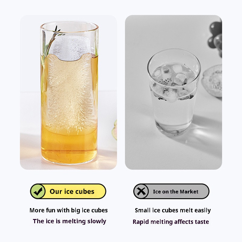 ถาดน้ำแข็งยาว ถาดน้ำแข็งที่ถอดออกได้ง่าย แม่พิมพ์พลาสติก อุปกรณ์ทำน้ำแข็ง - รูปที่ 3