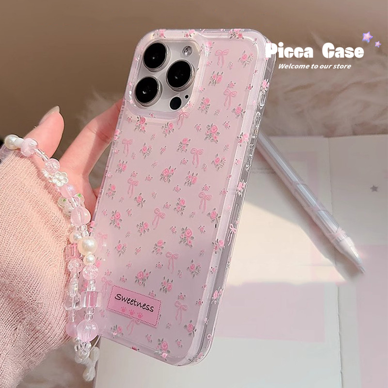 SAMSUNG สําหรับSamsung A05s A56 A06 A14 A55 A25 A02s A04s A52 A16 A13 A24 A36 A12 A11 A05 A30 A51 A10s A54 A15 A50s A31 A32 A35 A32 A31s A03 A32 A31s A35 กรณีดอกไม้โรแมนติก