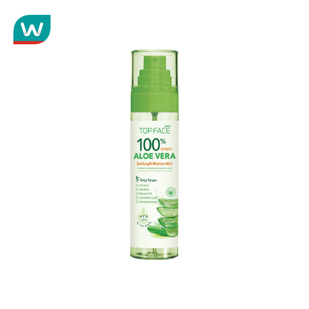 Arra TopFace อาร่า ท็อปเฟซ มิสต์ อะโล เวร่า ซู้ตติ้ง แอนด์ มอยซ์เจอร์ 100 มล. – โปรปัง