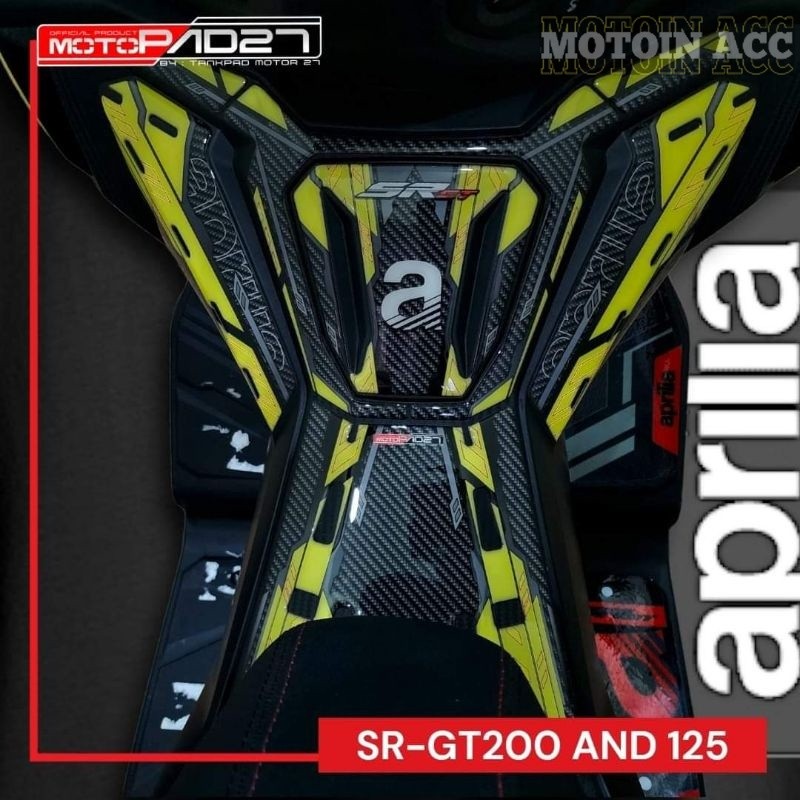 Aprilia SR GT200 Wingpad สติ๊กเกอร์ Aprilia SR GT200 Wingpad สติ๊กเกอร์เรซิ่น