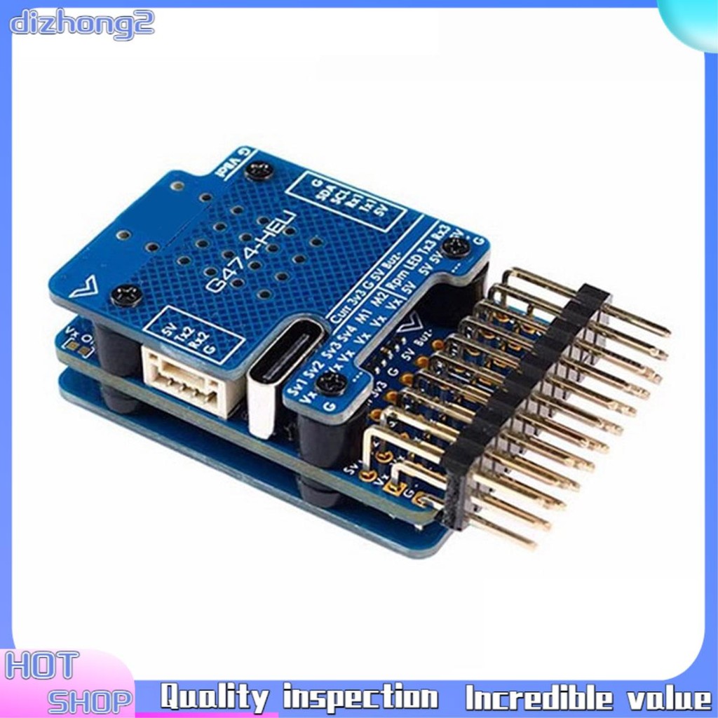 [dizhong2]G474-HELI Flight Controller RC เฮลิคอปเตอร์ Flybarless Controller STM32G474 ICM42688P SPL0