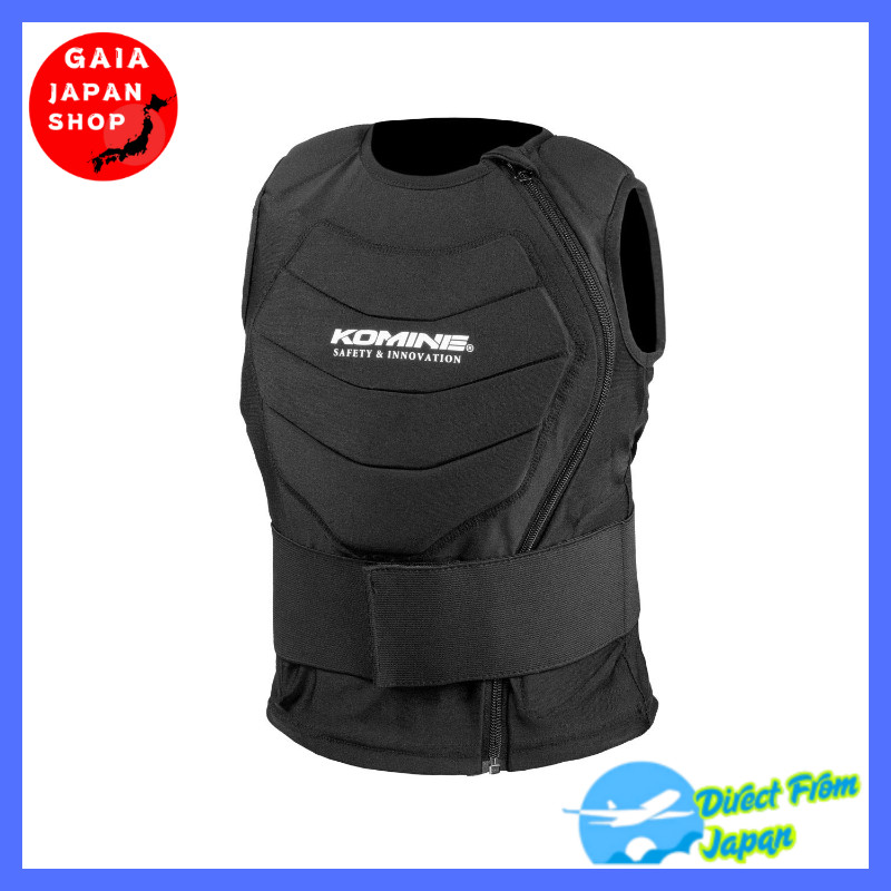 Direct From Japan☆コミネ(KOMINE) เสื้อกั๊กป้องกันเด็กสำหรับขี่มอเตอร์ไซค์ KM Black 04-900 RSK-900