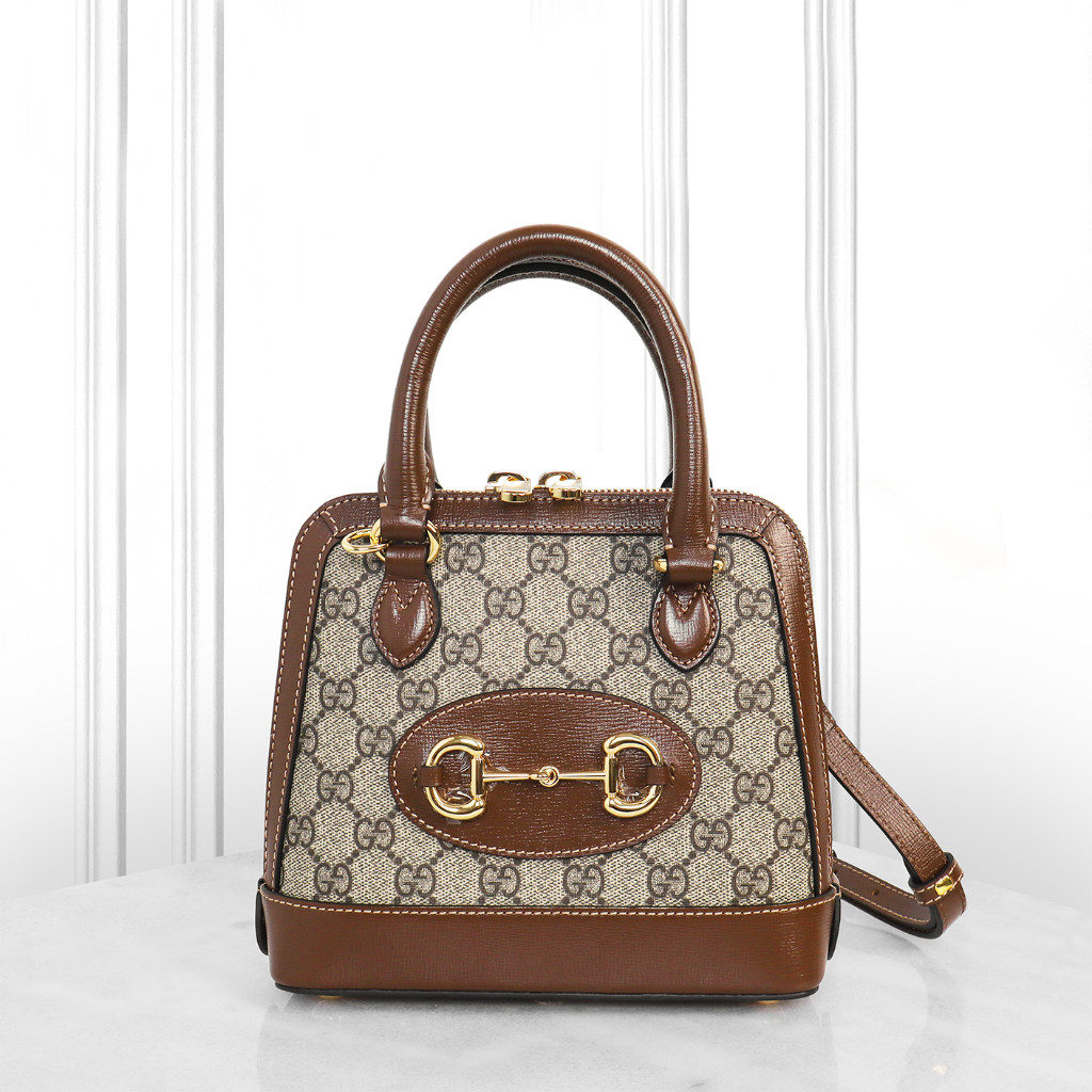 สินค้าแท้มือสอง  กระเป๋าเปลือกหอย Gucci   กระเป๋าถือ  กระเป๋าสะพายข้างสำหรับผู้หญิง