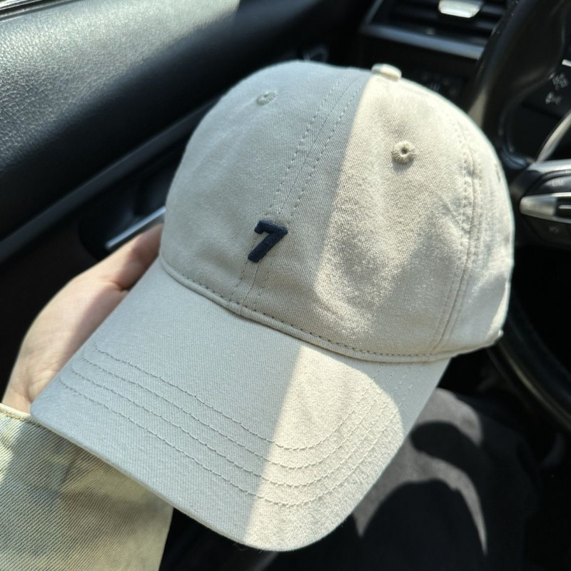 พร้อมส่ง 🚚 หมวกแก็ปปัก อักษร 7 มี 4สี cotton cap หมวกเบสบอล หมวกแฟชั่น สามารถให้เป็นของขวัญให้เพื่อนได้