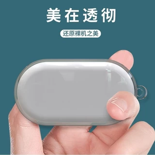 Stock ReadyTransparent Case เข้ากันได้กับ Sony WF-C710N/C700N/C500/C510 หูฟัง TPU ปกอ่อนพร้อมเชือกพิเศษ