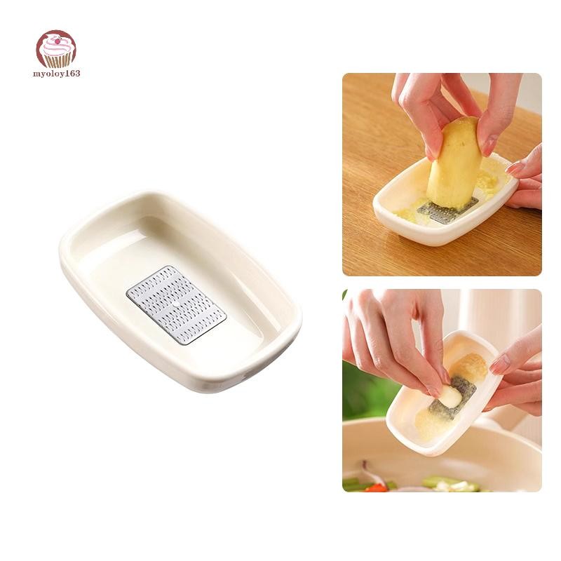Myoloy คู่มือเครื่องขูดขิงสับกระเทียมครัวผักทําอาหารอาหารกระเทียม Crusher เครื่องบดขิงเครื่องมือห้องครัว Gadgets TH ราคา ถูกที่สุด ดีลบีเคเค แกลเลอรีภาพที่ 2