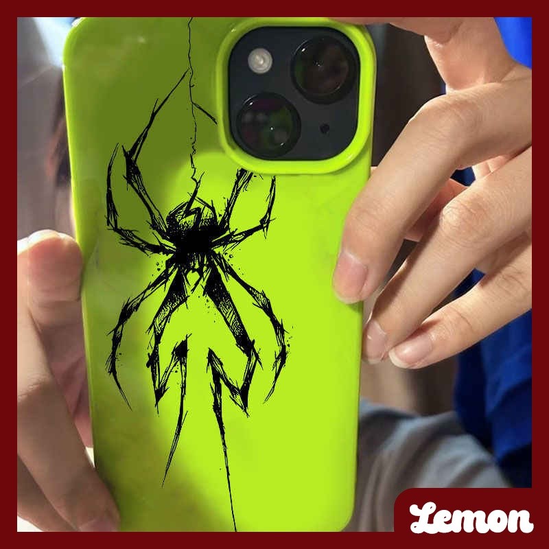 Unique Black Spider candy Soft CaseสําหรับเคสIphone 16Promax 15 15promax 14promax 14plus 13pro 13promax 11 11pro 12promax XR 7p 8plus