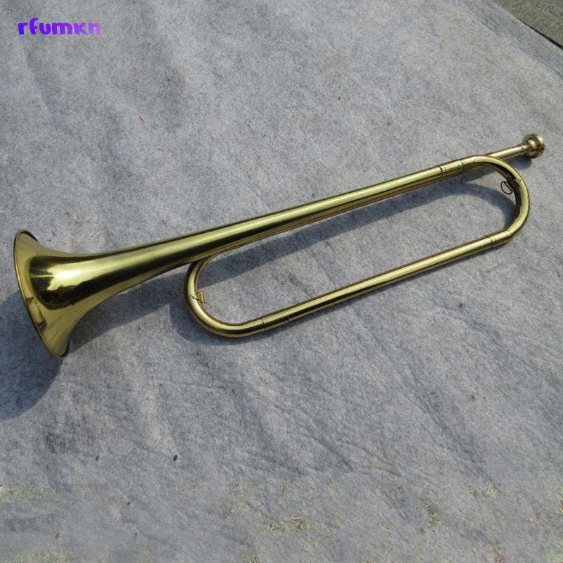 [rfumkn] C Flat Bugle Brass Bugle Trumpet Brass for Beginner Cavalry Children