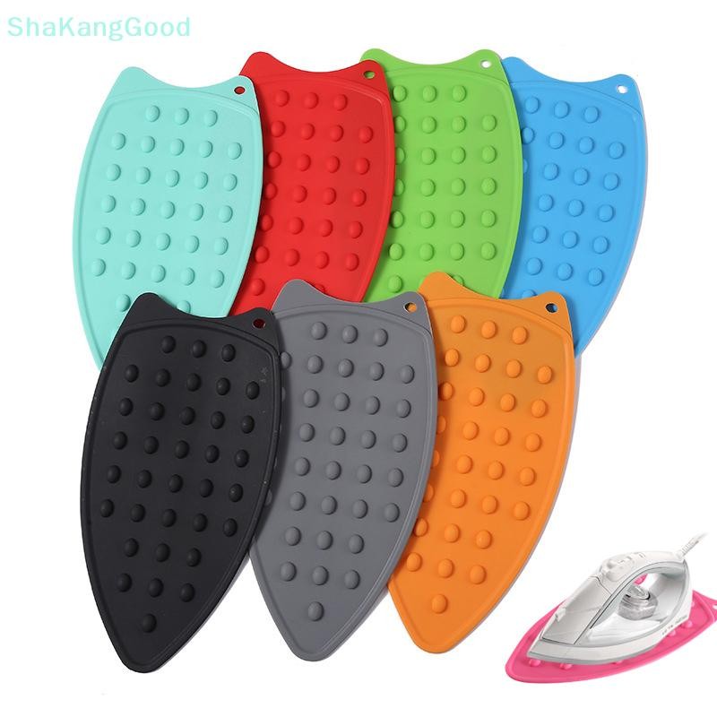 Skth ซิลิโคนรีดผ้าฝาครอบร้อนป้องกัน Rest Pads Mats พื้นผิวปลอดภัยเหล็ก Coaster ขาตั้ง Mat Holder แผ่นรองรีดผ้าฉนวนกันความร้อน SKK