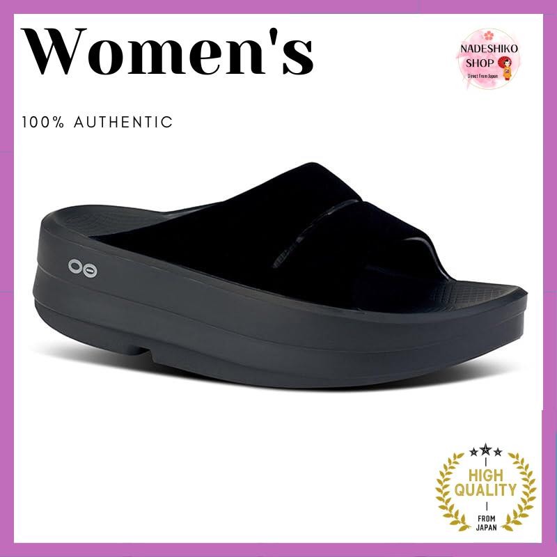 [Uofos] Slide Sandal OOmega OOahh Limited Posh Black 22.0 cm