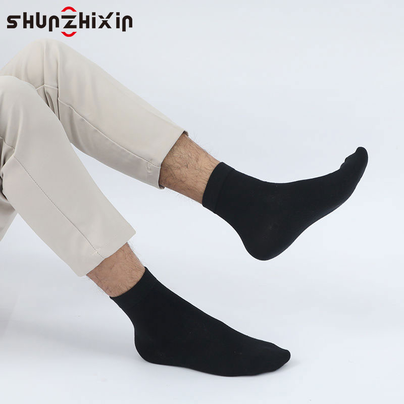SZX บางเฉียบมาก ถุงเท้าฤดูร้อนของผู้ชาย อีลาสติก ง่ายๆ ถุงเท้ากลางผู้ชาย แฟชั่นสำหรับผู้หญิง ระบายอากาศได้ระบายอากาศ ถุง – โปรปัง