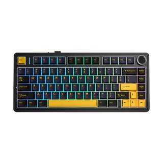 ส่งด่วน คีย์บอร์ดไร้สาย AULA F75 Gasket Tri-mode RGB 75% Mechanical Keyboard คีย์ไทย บลูทูธ / 2.4G