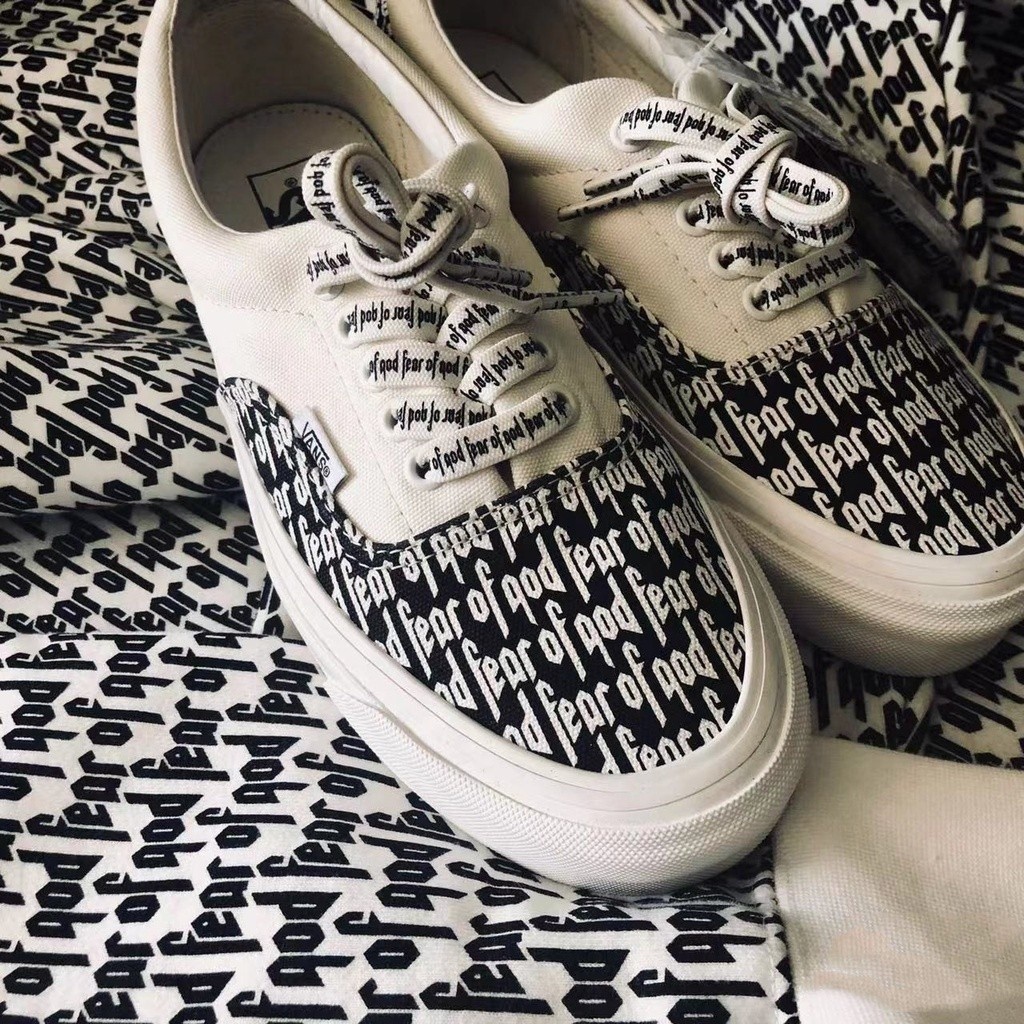 Fear of God × VANS ERA 95 DX รองเท้าผ้าใบสำหรับผู้ชายและผู้หญิง