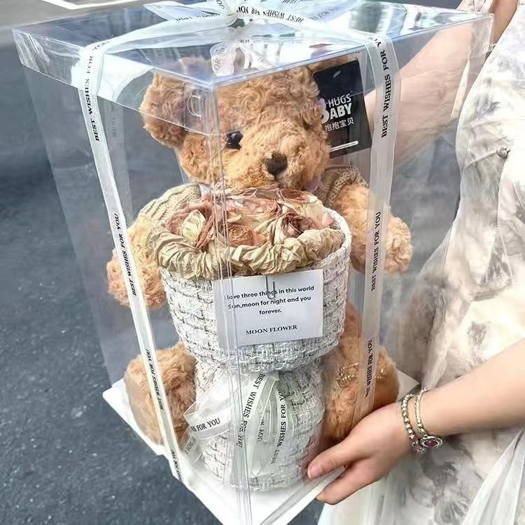 gift set ขนม gift set ของขวัญ ช่อดอกไม้วันครูตุ๊กตาหมีเท็ดดี้ตุ๊กตาลมหอมน้อยอมตะช่อกุหลาบของขวัญวันเกิดสำหรับสาวๆแฟน - รูปที่ 5