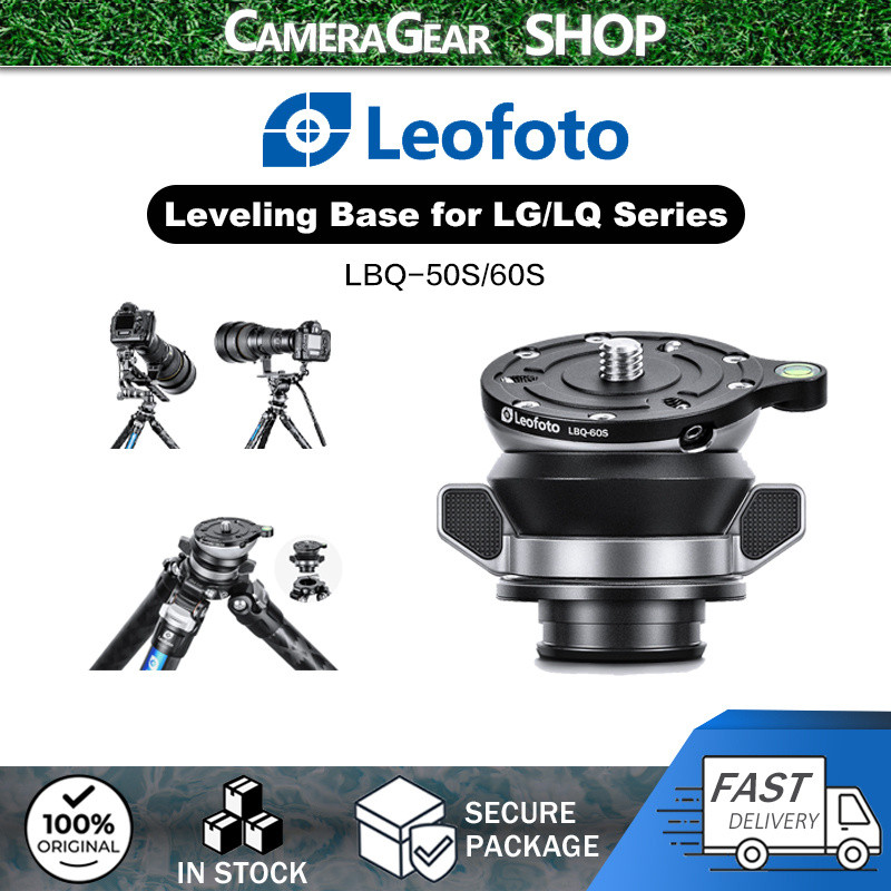 【Ready Stock】leofoto LBQ-50S/60s Universal Leveling Base for LG/LQ series Tripods