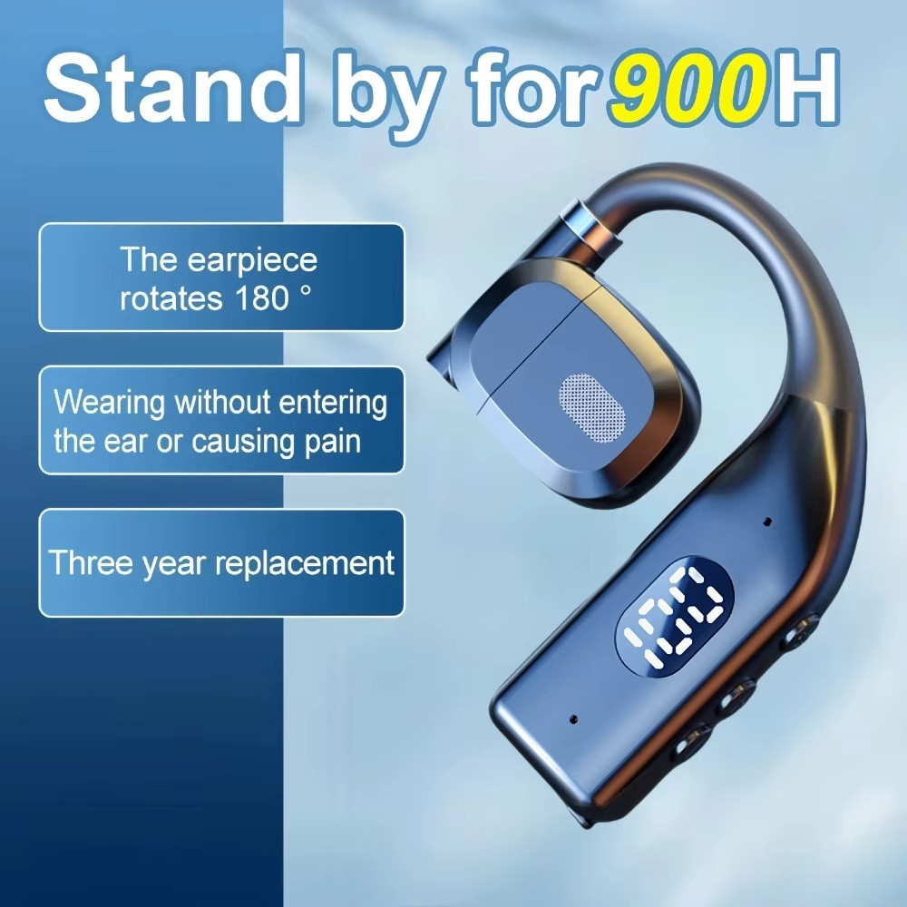 T50 Bone Conduction หูฟังบลูทูธหูฟังไร้สาย Build-in MIC Noise Cancellation HD MIC แฮนด์ฟรีชุดหูฟัง H