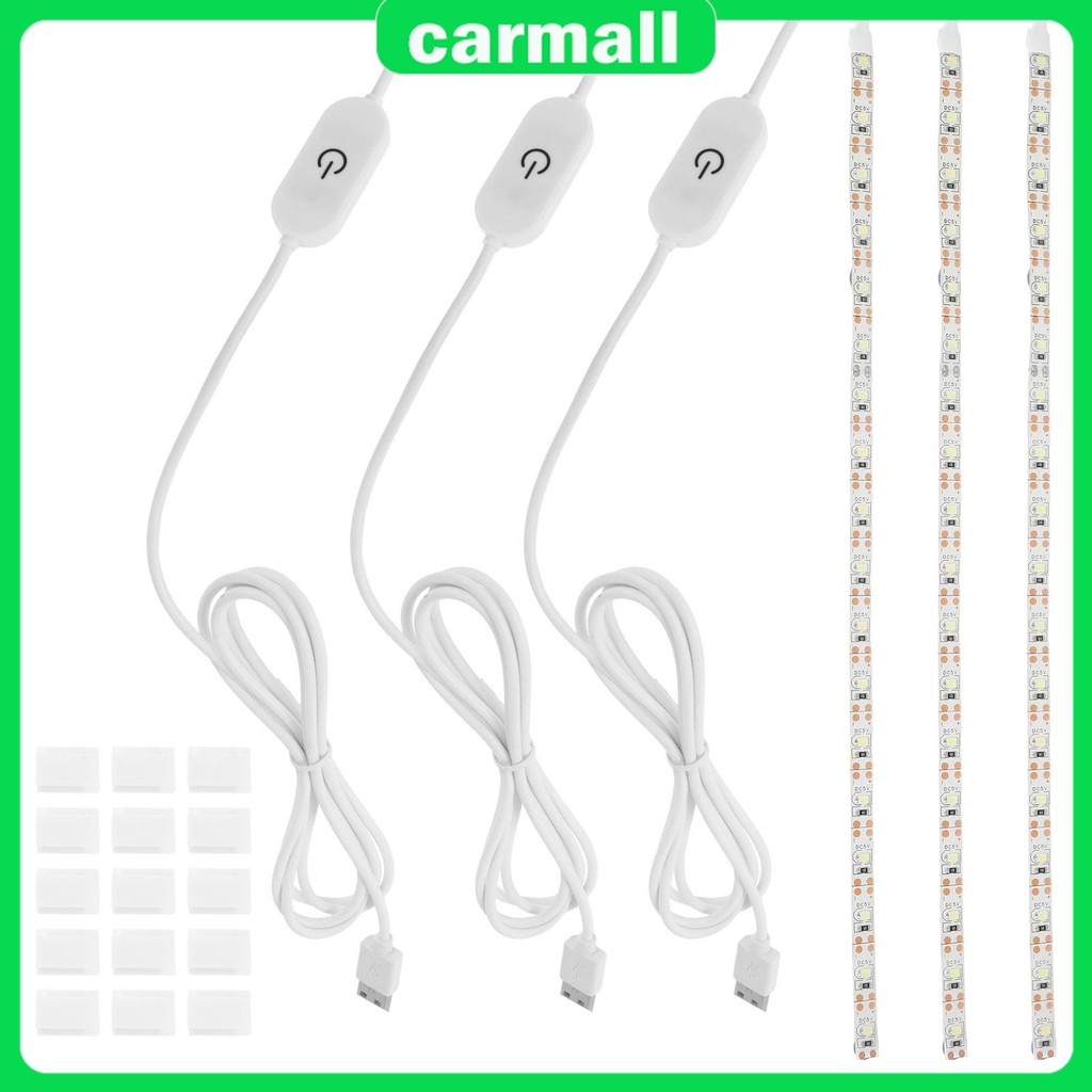 3 ชิ้นกาว LED เย็บ Strip Light จักรเย็บผ้า Light Strip ตู้ Light Strip สําหรับเย็บสตูดิโอ Workshop S