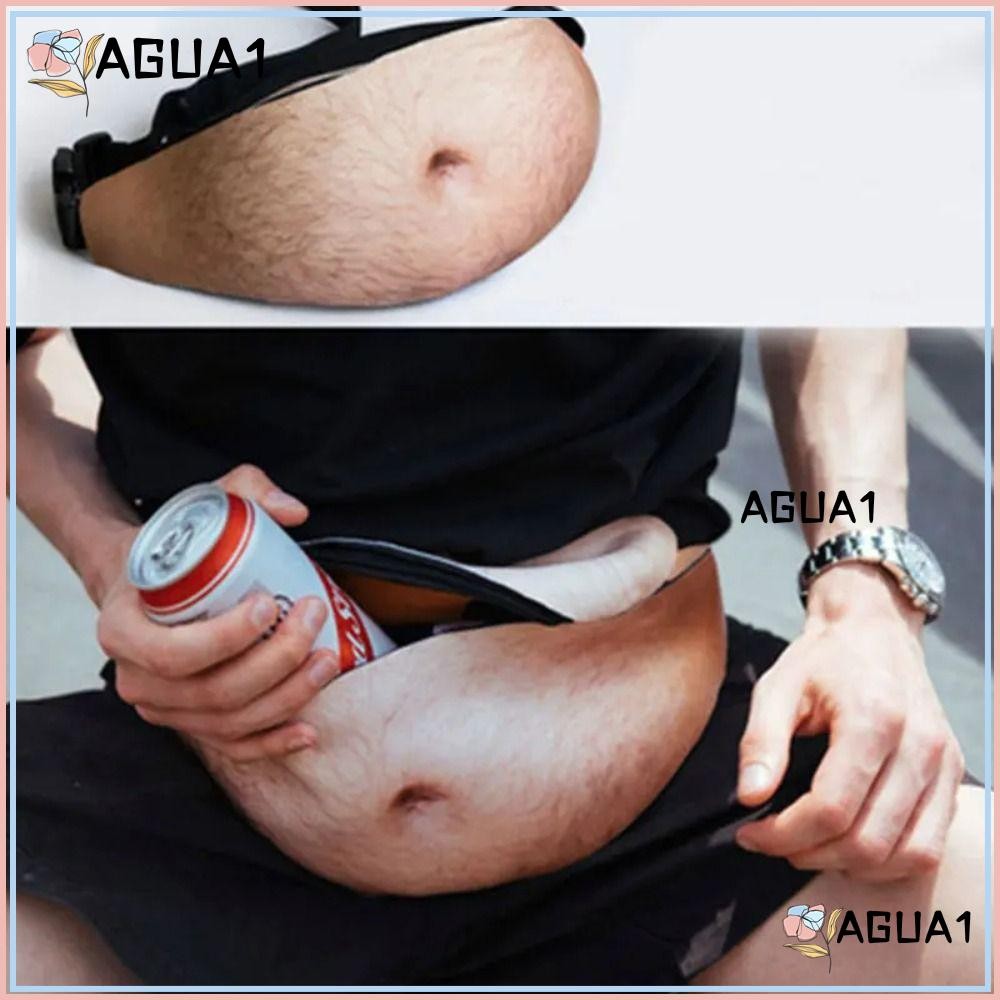 Agua1 Funny Pack, Belly Funny Belt Bag, Pop Creative Travel กระเป๋าคาดเอวผู้ชาย