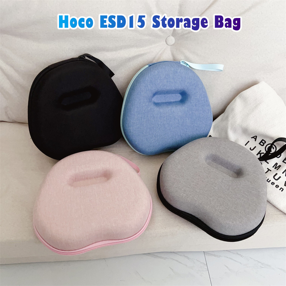 ประณีตสําหรับ Hoco ESD15 เคสหูฟัง Simple Blue ชุดหูฟัง Earpads Storage Bag Casing Box