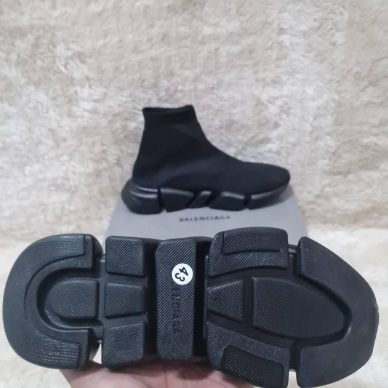 รองเท้า Balenciaga TOP SPEED TRAINER 2.0 FULL BLACK 3GR4mllp