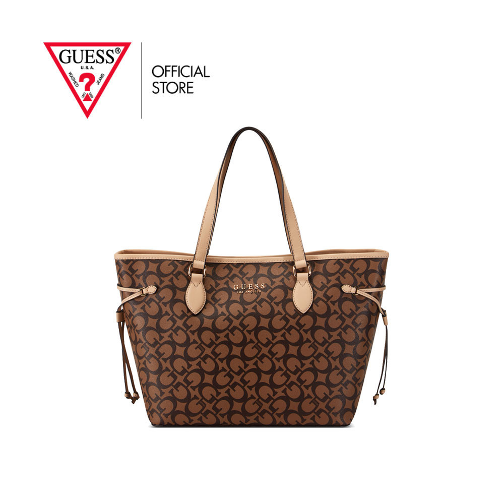 GUESS กระเป๋า รุ่น JG948625 ASHBURN TOTE สีน้ำตาล
