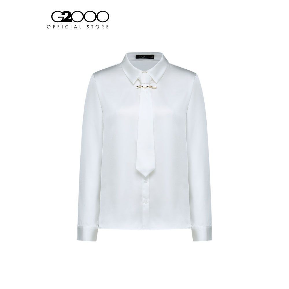 G2000 เสื้อเบลาส์สำหรับผู้หญิง ทรง Regular Fit รุ่น 4624107101 OFF-WHITE
