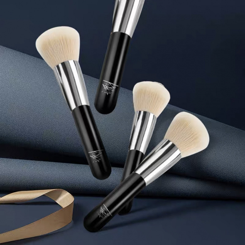 PIARA แปรงปัดแป้ง แปรงแต่งหน้าคอนทัวร์บลัชออน ขนแปรงนุ่มฟู แบบพกพา - รูปที่ 6