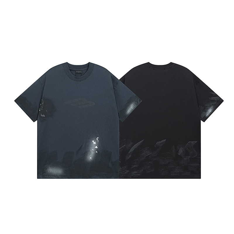 เสื้อผ้าฝ้ายแฟชั่นสำหรับชายและหญิง ทรงหลวมสวมใส่สบายในซัมเมอร์