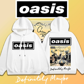 【ใหม่】(new) Oasis Rock Band photo print มเสื้อฮู้ดเทรนด์ใหม่…