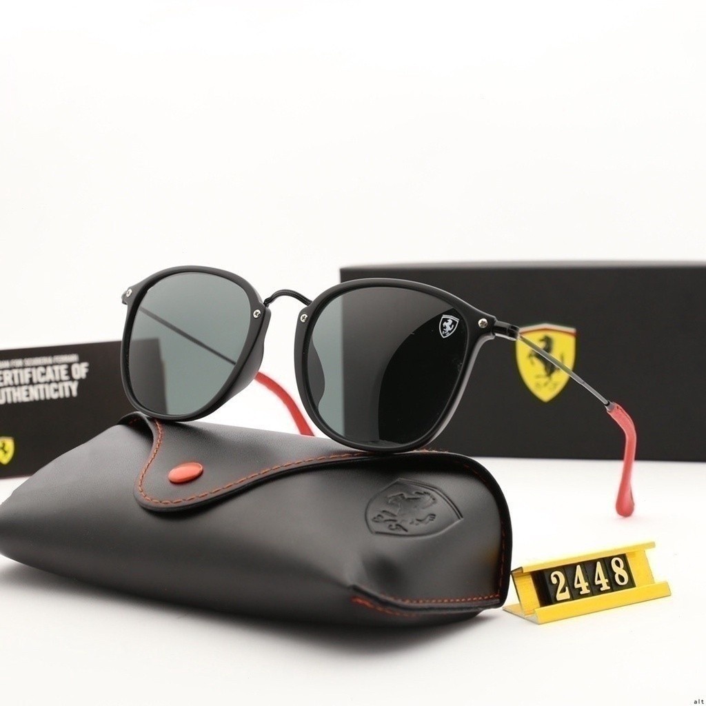 Ferrari ray · Ban แว่นตากันแดดผู้ชายคลาสสิก/การออกแบบแบรนด์/การป้องกัน GL