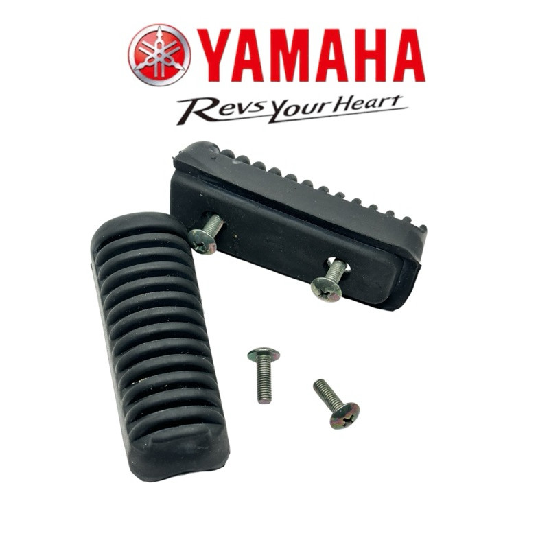 ยางขั้นหน้าเท้า yamaha r25 mt25 พักเท้า + น๊อต r15