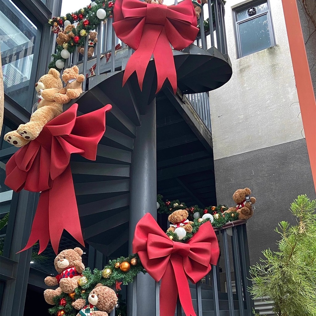 🔥พร้อมส่ง🔥ผ้าโบว์ใหญ่ การตกแต่งพื้นหลัง 30/75cm โบว์ใหญ่ โบว์ยักษ์ สําหรับตกแต่งงานปาร์ตี้วันเกิด งา