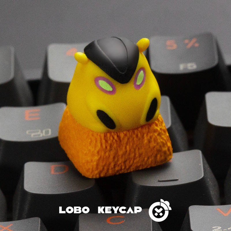 Valorant Keycap 3D สร้างสรรค์น่ารักการ์ตูน MX สวิทช์เรซิ่น Keycaps DIY ส่วนบุคคล Gekko สัตว์เลี้ยง C