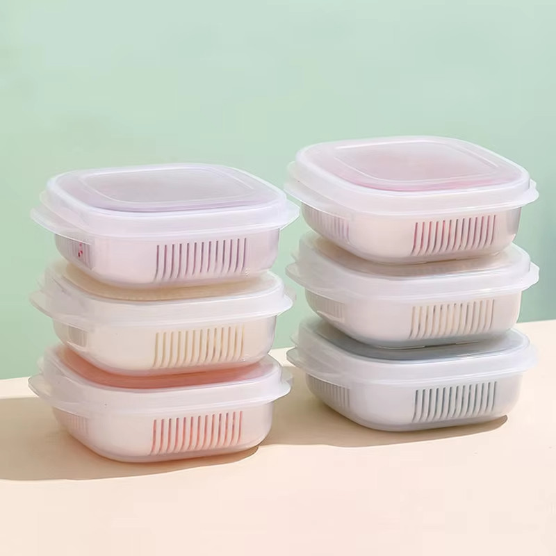 10ชิ้นมัลติฟังก์ชั่ตู้เย็นแช่แข็งกล่องเก็บต้านเชื้อแบคทีเรีย-ข้าวย่อยกล่องบรรจุภัณฑ์-อาหารเกรดทุ่มเทการจัดเก็บภาชนะ - รูปที่ 6