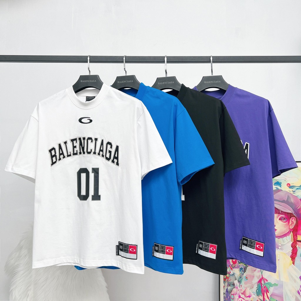 ขายร้อนสไตล์ใหม่ผ้าฝ้ายแท้ *** ข01 ปักพิมพ์ ** ชุดแขนสั้นรอบคอเสื้อสวมหัวแขนสั้นผู้ชายผู้หญิงสไตล์เดียวกันแขนสั้นทีเสื้อ