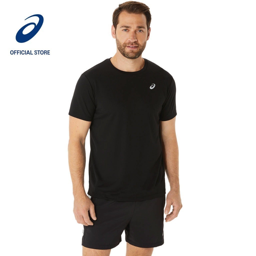ASICS Men KATAKANA Short Sleeve Tee in Performance Black