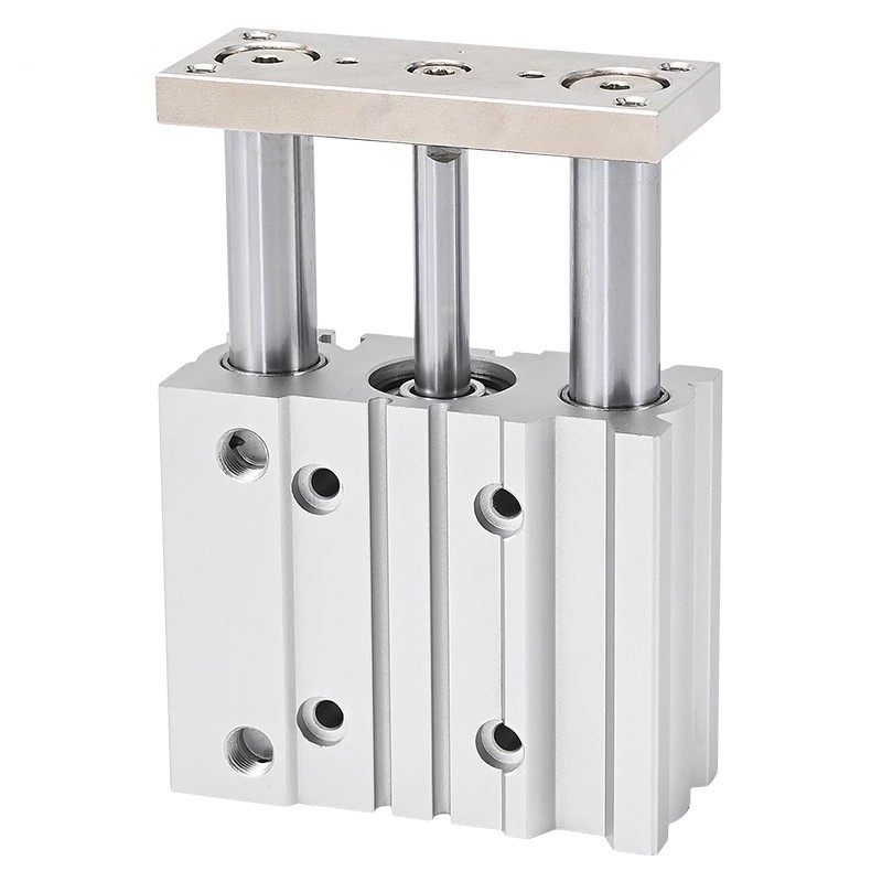 SMC Compact Guide Cylinder MGPM20-20Z Type 3 แกน 3 แท่ง