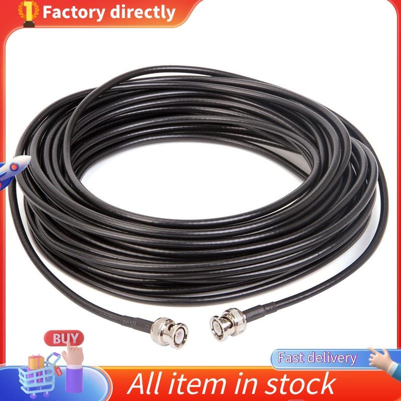 5 เมตร BNC สาย RG-58 BNC ชาย BNC ชายสาย Coaxial Rg58A/U 50Ohm RF อะแดปเตอร์สายต่อ