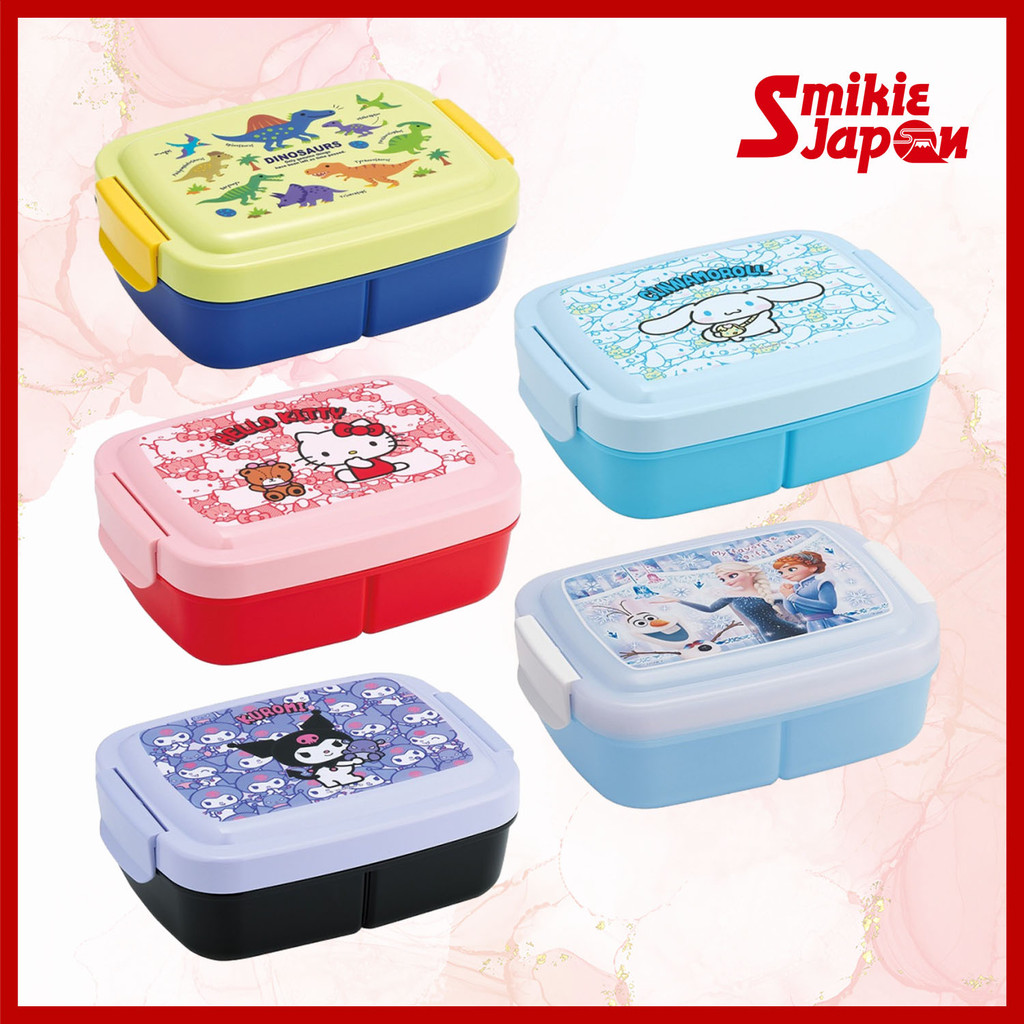 SKATER Kids Lunch Box / Divided Lunch Box 820ml Kuromi/ Cinnamoroll/ Hello Kitty Direct from Japan