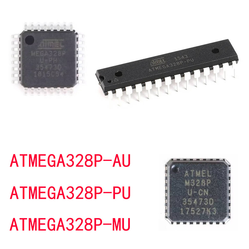 ATMEGA328P-MU ATMEGA328P-AU ATMEGA328P-PU Microcontroller QFN32 QFP32 DIP28 ATMEGA 328P 8-bit Microc