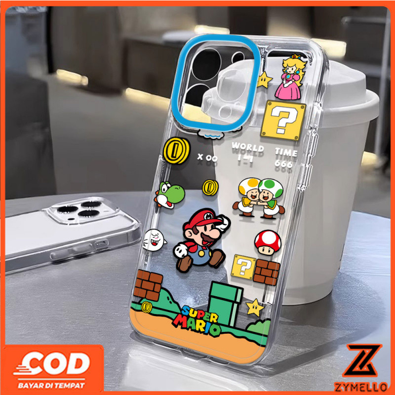 Case สำหรับ Honor X8B X7B X9B การ์ตูนกระโดดมาริโอเชลล์กันกระแทก TPU โทรศัพท์ Case